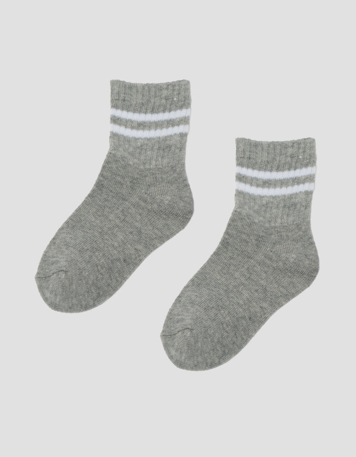 Little M Sport Stripe Kaus Kaki Anak Laki-Laki