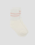 Little M Sport Print Stripe Kaus Kaki Anak Laki-Laki