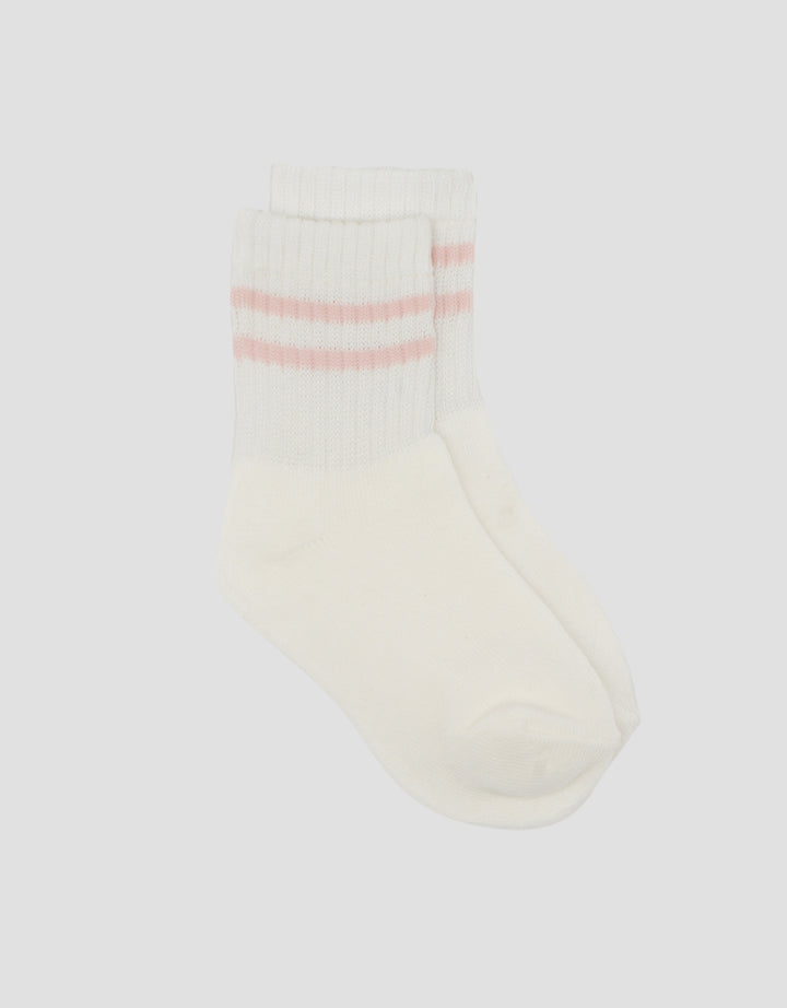 Little M Sport Print Stripe Kaus Kaki Anak Laki-Laki