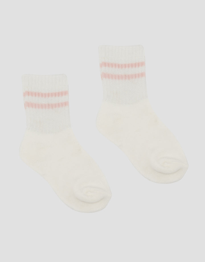 Little M Sport Print Stripe Kaus Kaki Anak Laki-Laki