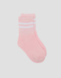 Little M Sport Print Stripe Kaus Kaki Anak Laki-Laki