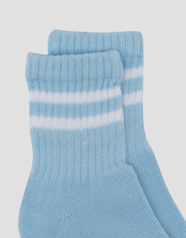 Little M Sport Print Stripe Kaus Kaki Anak Laki-Laki
