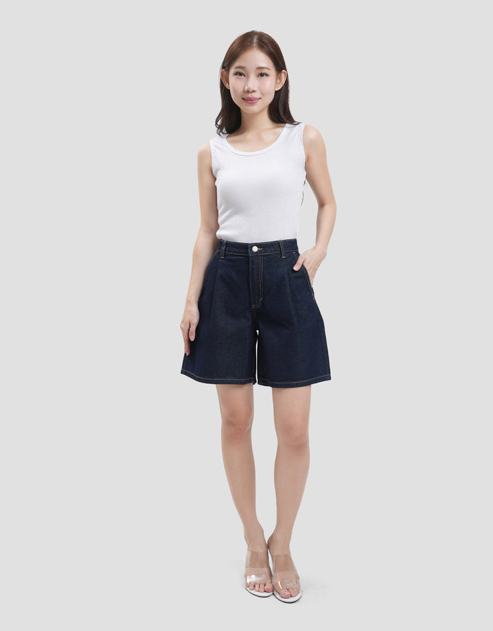 Connexion Bermuda Non Strtch Celana Jeans Wanita