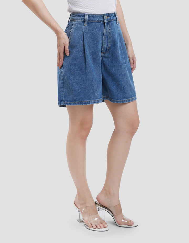 Connexion Bermuda Non Strtch Celana Jeans Wanita