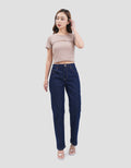 Connexion Denim Stretch Ankle Length Celana Panjang Wanita
