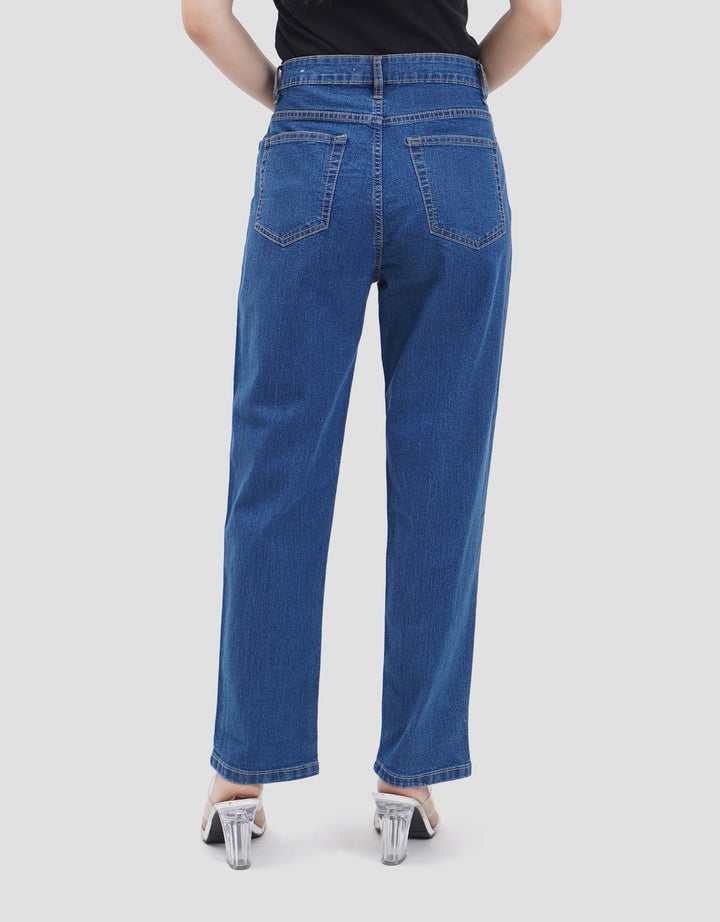 Connexion Denim Stretch Ankle Length Celana Panjang Wanita