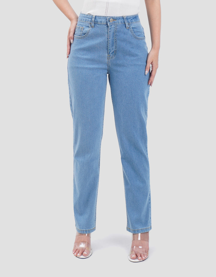 Connexion Denim Stretch Ankle Length Celana Panjang Wanita