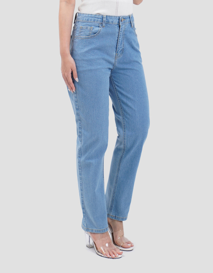 Connexion Denim Stretch Ankle Length Celana Panjang Wanita