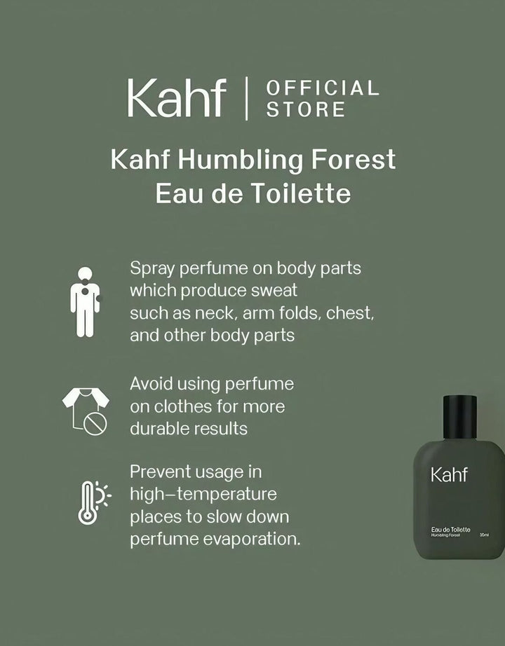 Kahf Humbling Forest Long Lasting Eau De Toilette 35ml