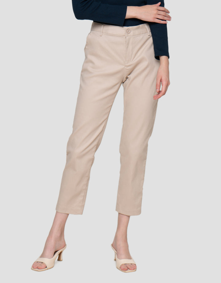 Connexion Stretch Karet Belakang Celana Panjang Wanita