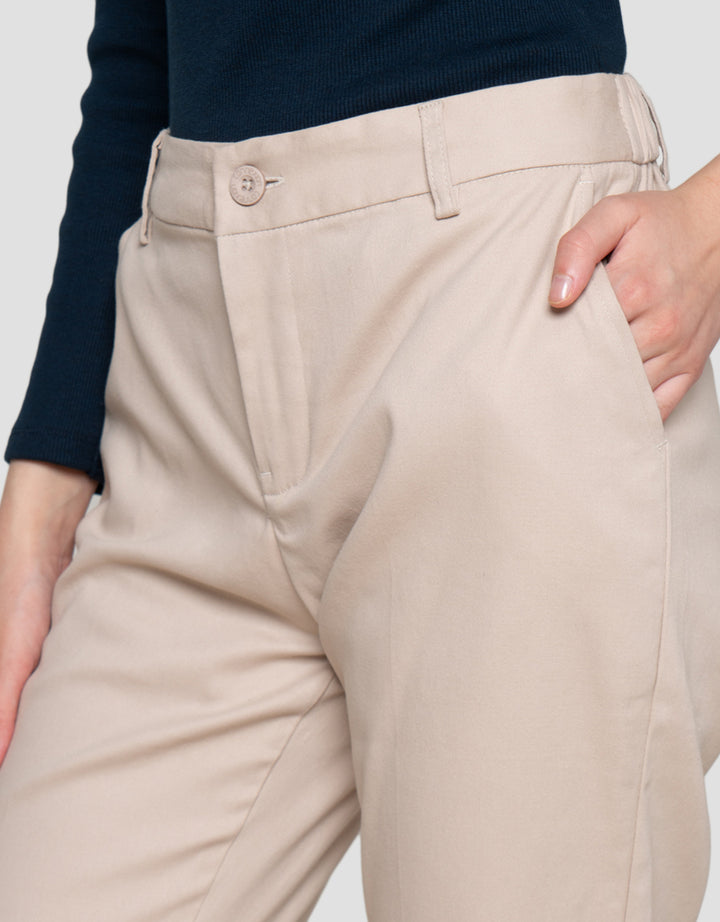Connexion Stretch Karet Belakang Celana Panjang Wanita