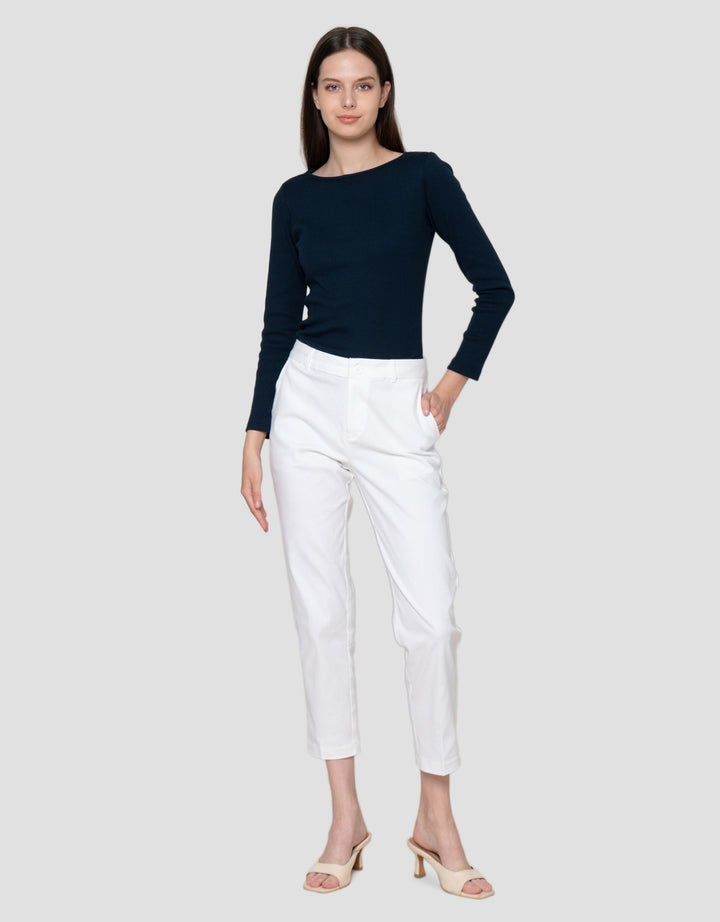 Connexion Stretch Karet Belakang Celana Panjang Wanita