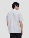Cole Relax Sheer Sucker Stripe Kemeja Pria