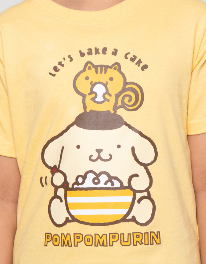 Character Popmpompurin Setelan Piyama Anak Perempuan