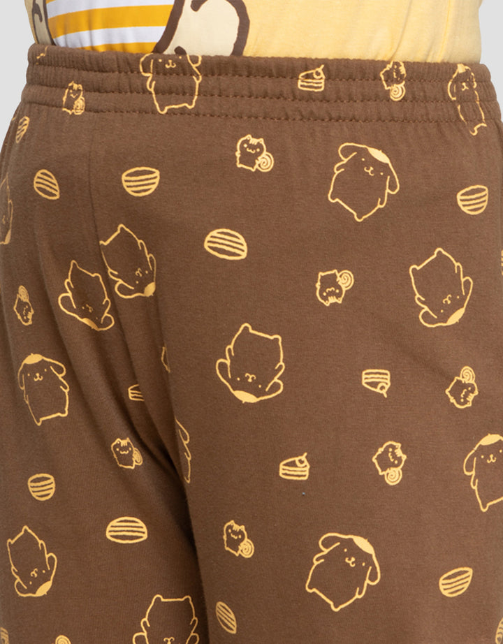Character Popmpompurin Setelan Piyama Anak Perempuan