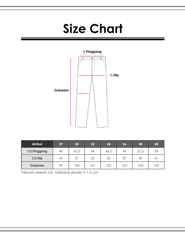 Cole Tappered Vector Celana Jeans Pria