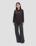 CONNEXION REG COLLAR KEMEJA WANITA