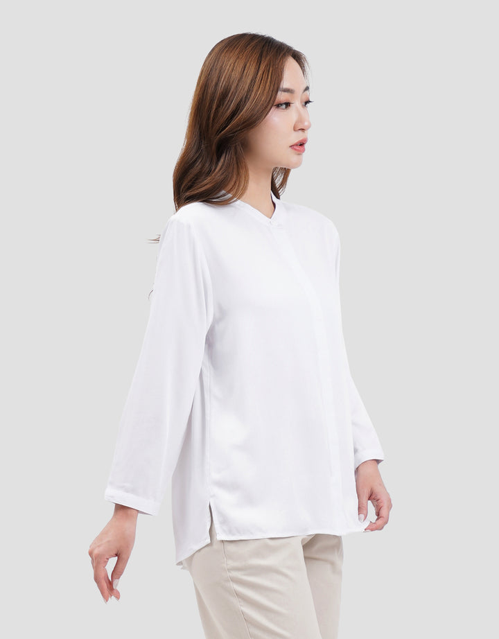 Connexion Slim Fit Vscos 3/4 Sleeve Kemeja Wanita