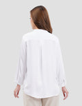 Connexion Slim Fit Vscos 3/4 Sleeve Kemeja Wanita