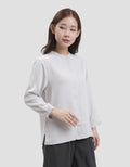 CONNEXION BASIC SLIM FIT KEMEJA WANITA