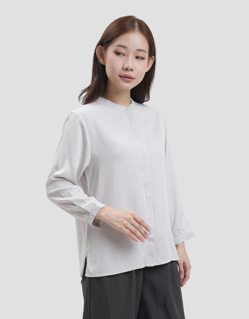 CONNEXION BASIC SLIM FIT KEMEJA WANITA