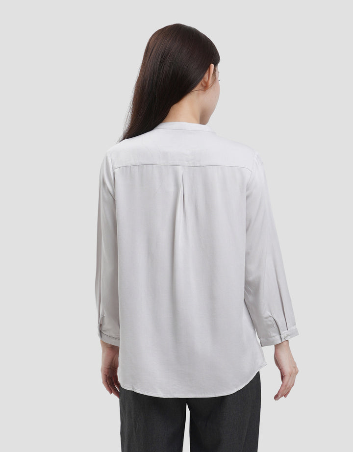 CONNEXION BASIC SLIM FIT KEMEJA WANITA