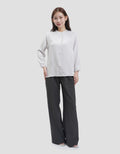 CONNEXION BASIC SLIM FIT KEMEJA WANITA