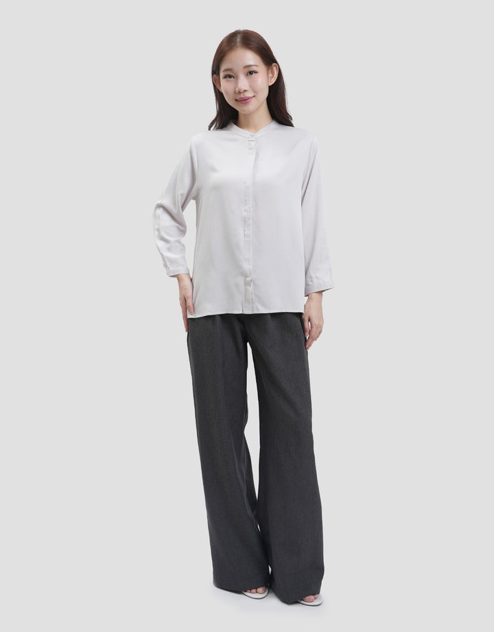 CONNEXION BASIC SLIM FIT KEMEJA WANITA
