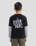 CHARACTER BATMAN DS SUPER HERO PRINT KAOS ANAK LAKI-LAKI