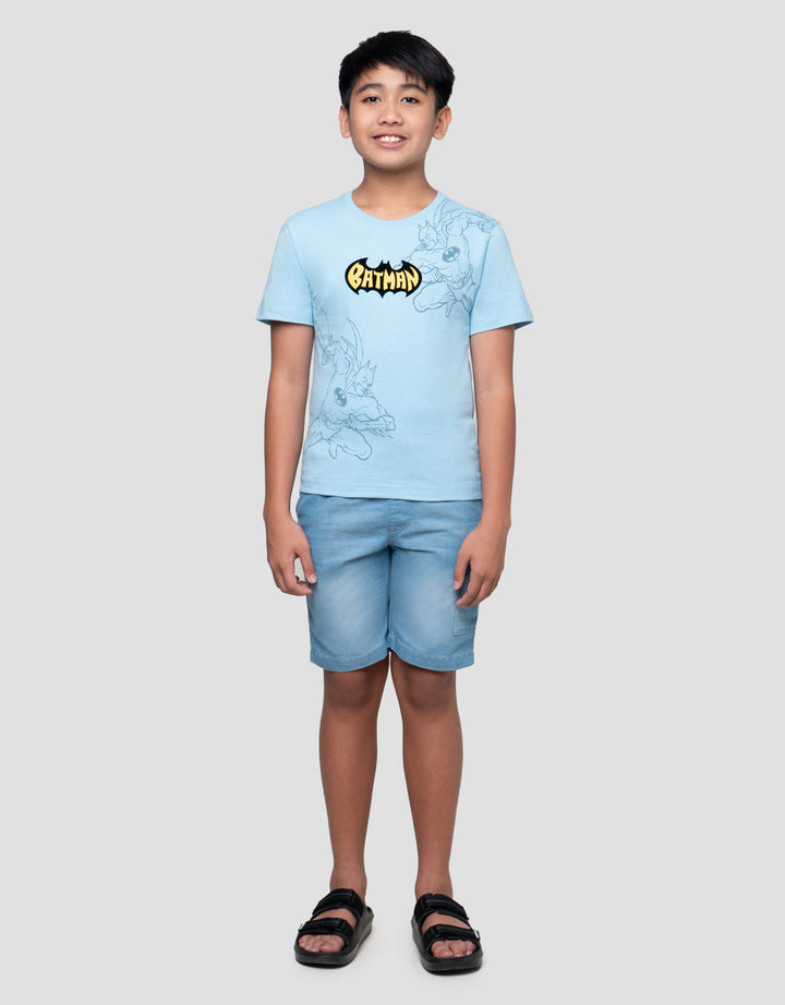 CHARACTER BATMAN LOGO FLY KAOS ANAK LAKI-LAKI