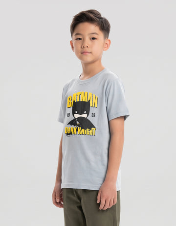 CHARACTER BATMAN CHIBBY DARK PRINT KAOS ANAK LAKI-LAKI