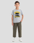 CHARACTER BATMAN CHIBBY DARK PRINT KAOS ANAK LAKI-LAKI