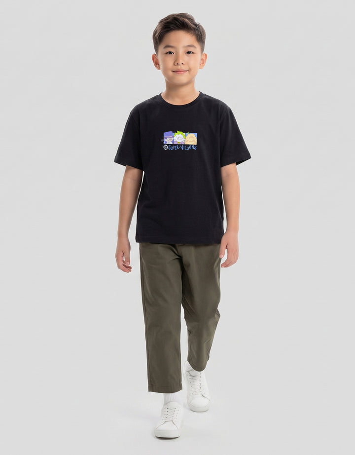 CHARACTER BATMAN CLAYFACE BLACK PRINT KAOS ANAK LAKI-LAKI