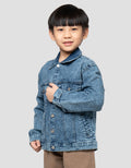 Little M Cut Sewn Jaket Denim Anak Laki-Laki
