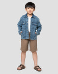 Little M Cut Sewn Jaket Denim Anak Laki-Laki