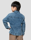Little M Cut Sewn Jaket Denim Anak Laki-Laki