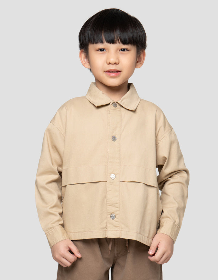 Little M Twill Jaket Anak Laki-Laki