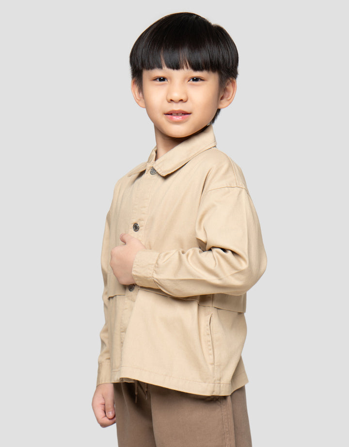 Little M Twill Jaket Anak Laki-Laki