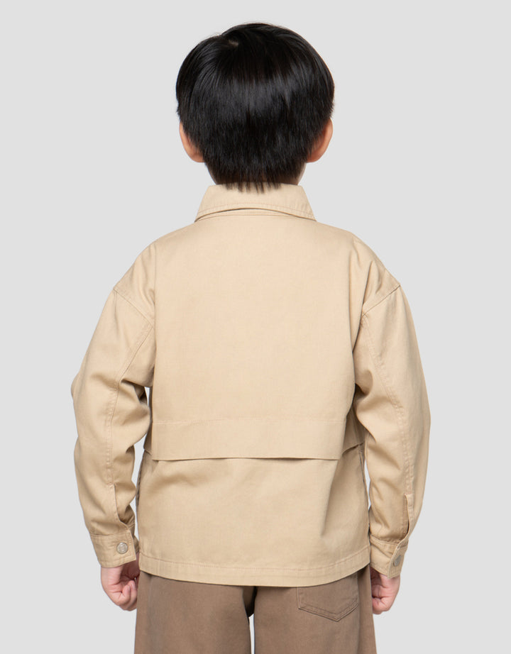 Little M Twill Jaket Anak Laki-Laki
