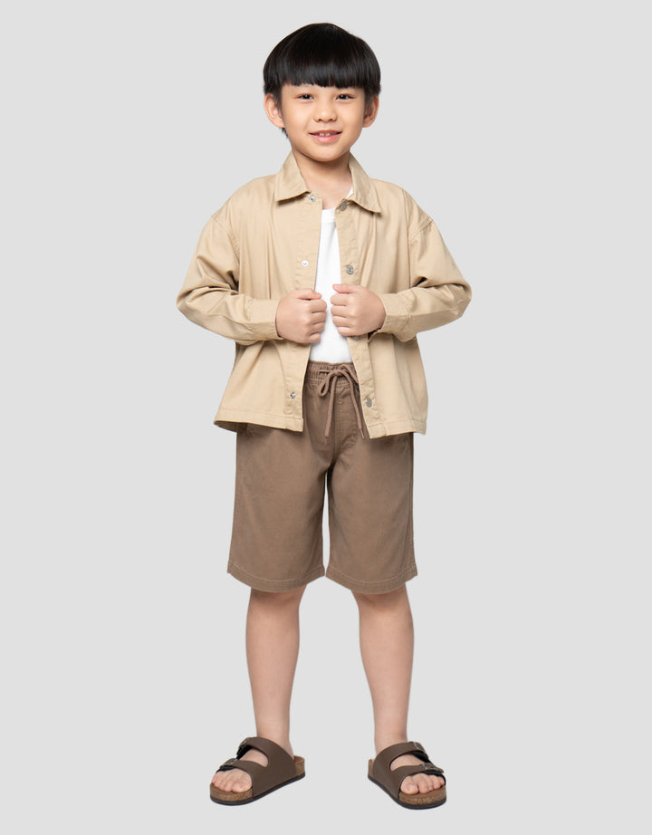 Little M Twill Jaket Anak Laki-Laki