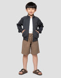 Little M Tex Res Kerah Jaket Anak Laki-Laki