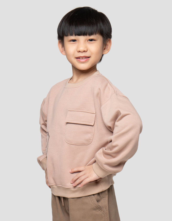 Little M Fleece Sweater Anak Laki-Laki