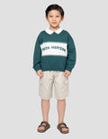 Little M Cut Sewn Apl Sweater Oversize Anak Laki-Laki