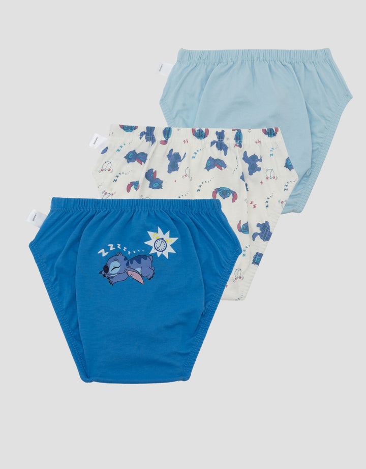 Disney Pack Of 3 Boys Uw Stitch Celana Dalam Anak Laki-Laki