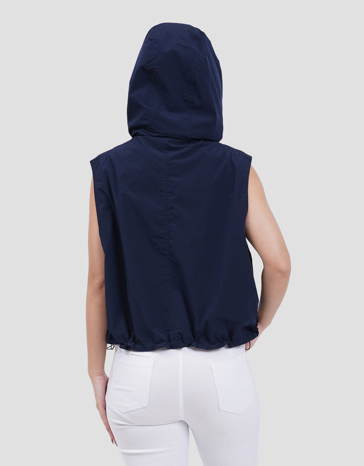 SUKO PARASUT HOODIE VEST TASLAN ROMPI WANITA