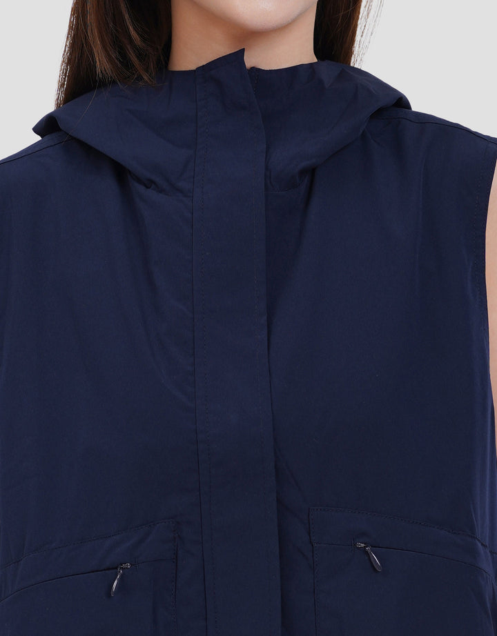 SUKO PARASUT HOODIE VEST TASLAN ROMPI WANITA