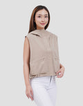SUKO PARASUT HOODIE VEST TASLAN ROMPI WANITA