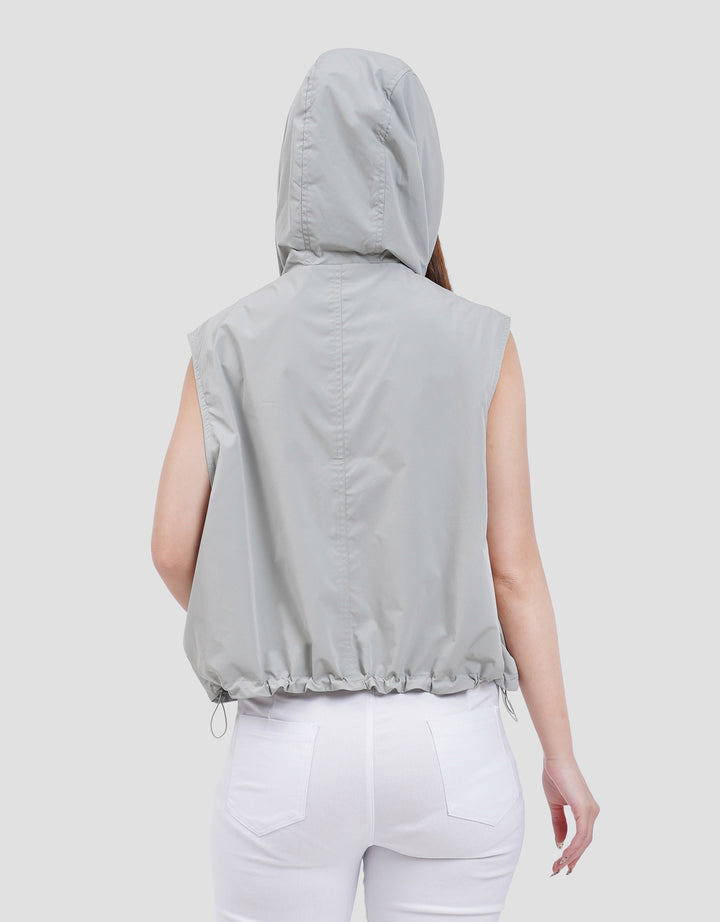 SUKO PARASUT HOODIE VEST TASLAN ROMPI WANITA