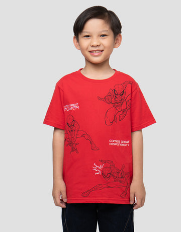 MARVEL SPIDERMAN WHAM KAOS ANAK LAKI-LAKI