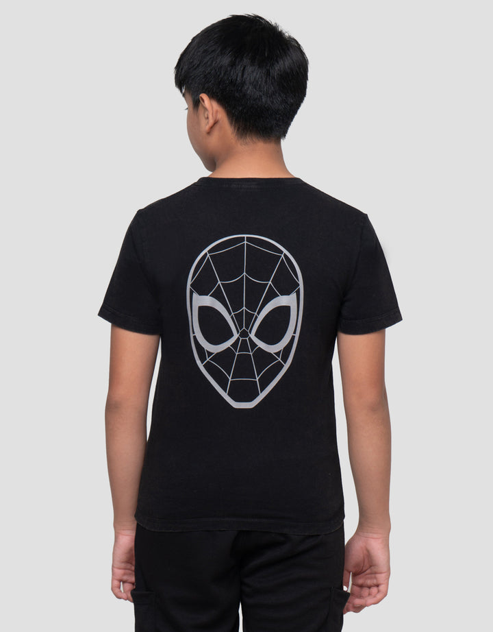 MARVEL SPIDERMAN WASHED LOGO KAOS ANAK LAKI-LAKI